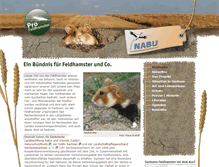 Tablet Screenshot of hamsterschutz-sachsen.de